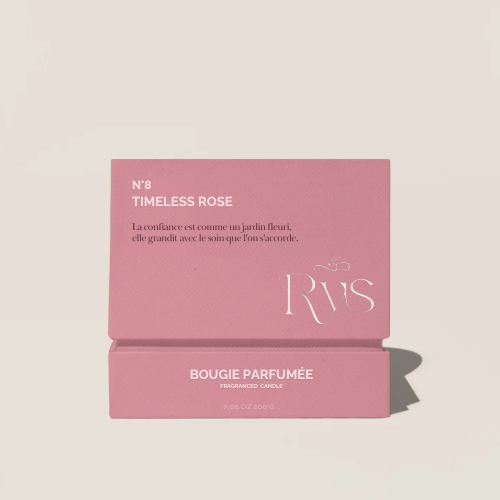 Bougie Parfumée - N°8 Timeless Rose